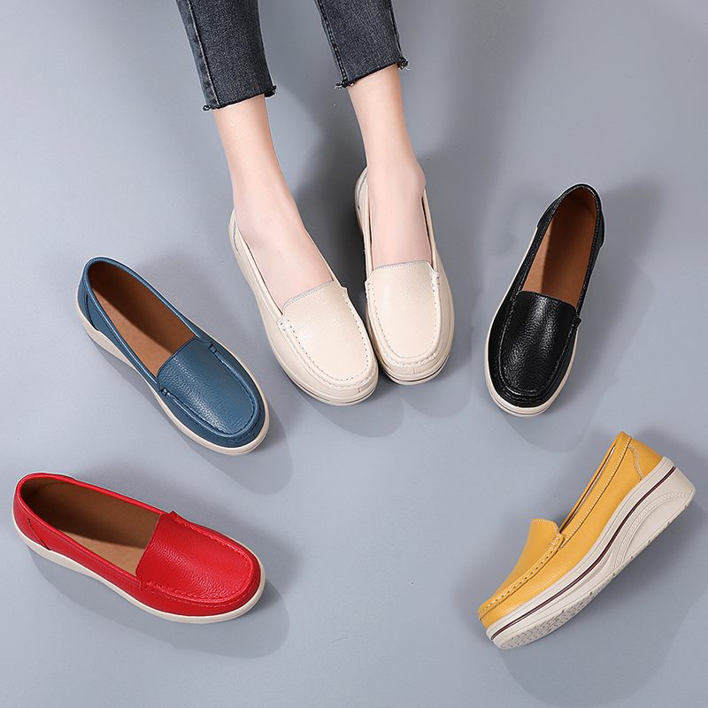 Coral Loafer Skor För Kvinnor - Beige