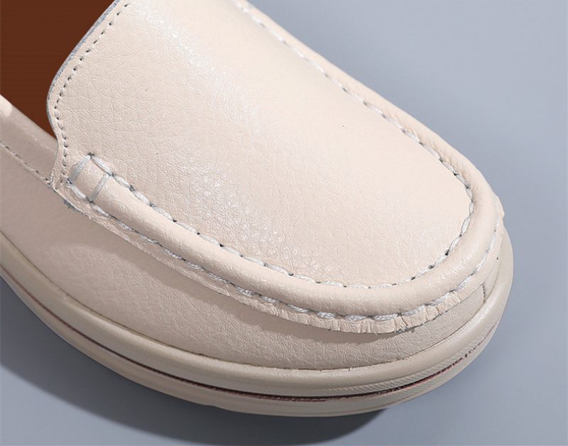 Coral Loafer Skor För Kvinnor - Beige