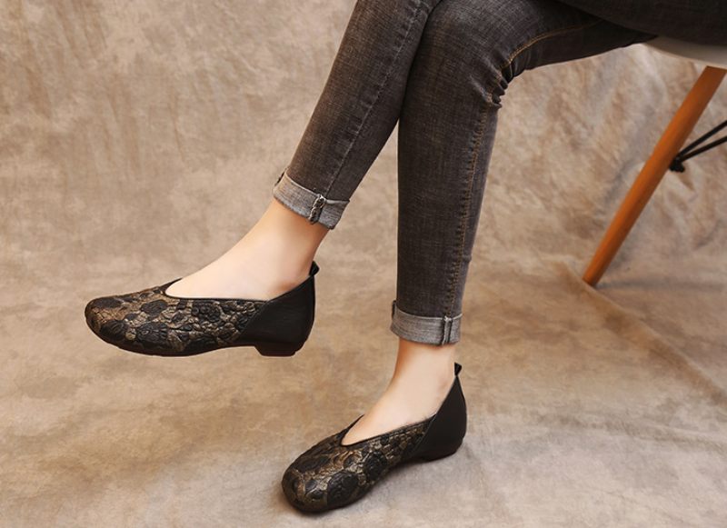 Coralia Loaferskor För Kvinnor - Kaki