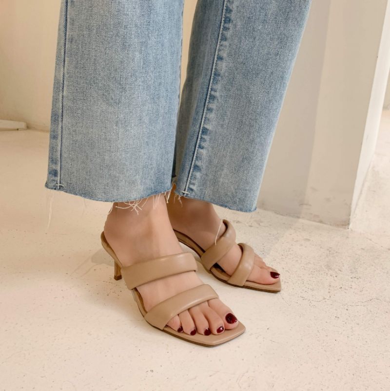 Corina Bekväm Elegant Sandal För Kvinnor - Aprikos