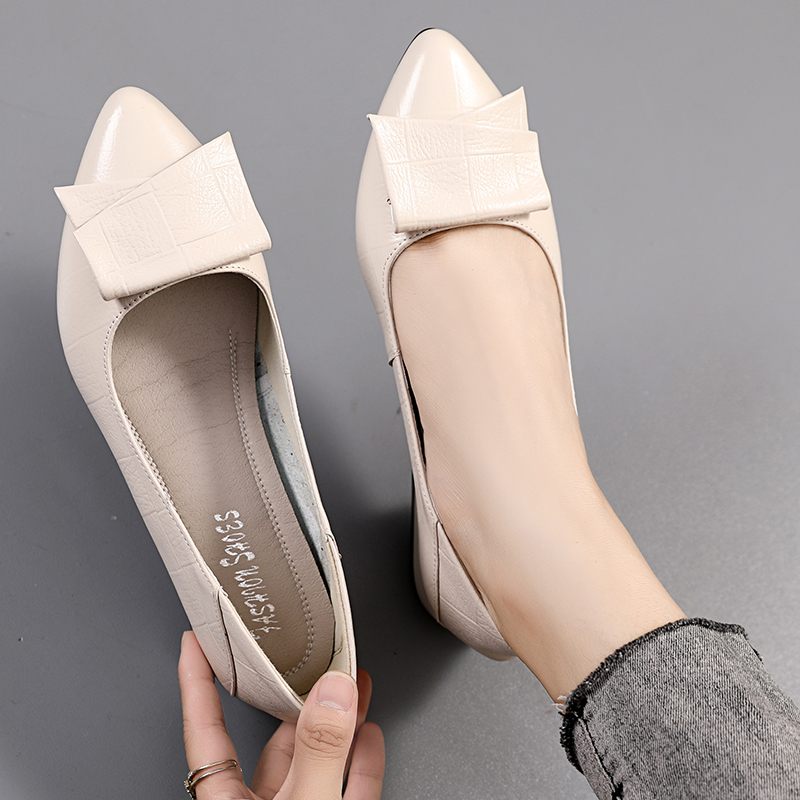Corina Läder Pumps Skor För Kvinnor - Beige