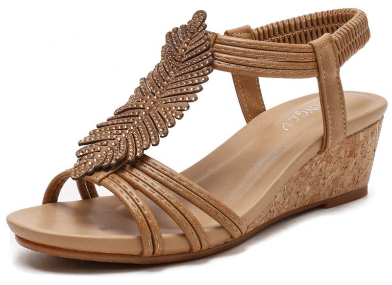 Cornelia Sandal Med T-remsband För Kvinnor - Svart