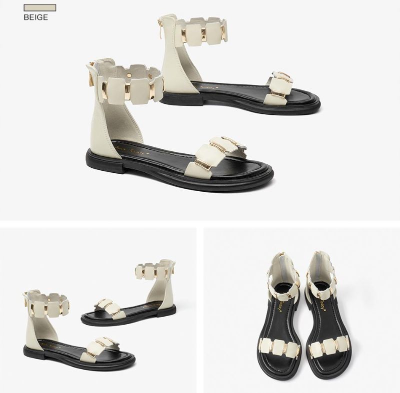 Cornelia Skinnsandal För Kvinnor - Beige