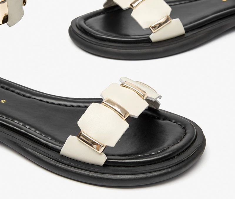 Cornelia Skinnsandal För Kvinnor - Beige