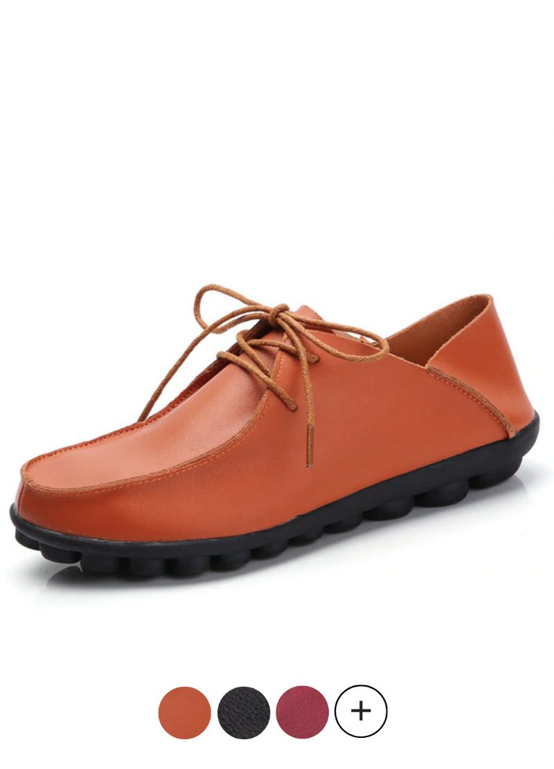 Corozo Loafers Med Snörning För Kvinnor