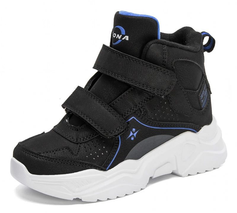 Cosgro Unisex Utomhussneaker För Barn - Svart päls