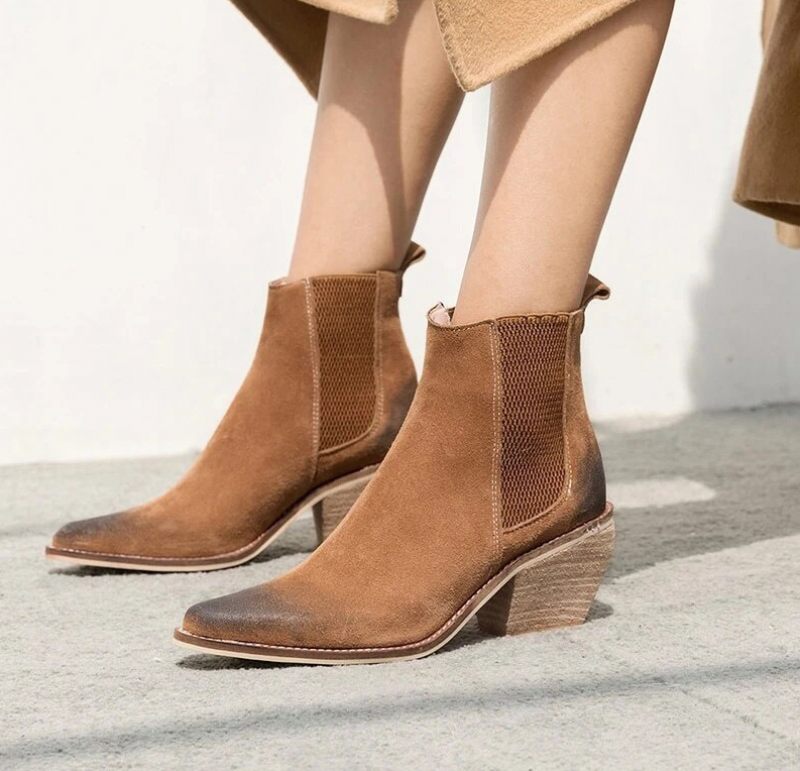 Coyote Booties Ankellängd - Brun