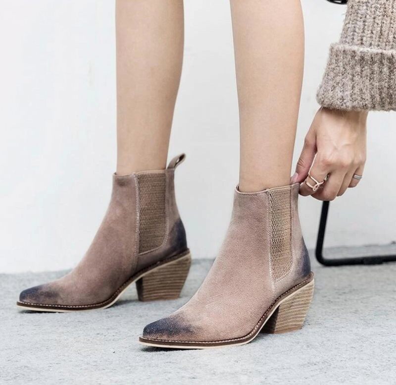 Coyote Booties Ankellängd - Brun