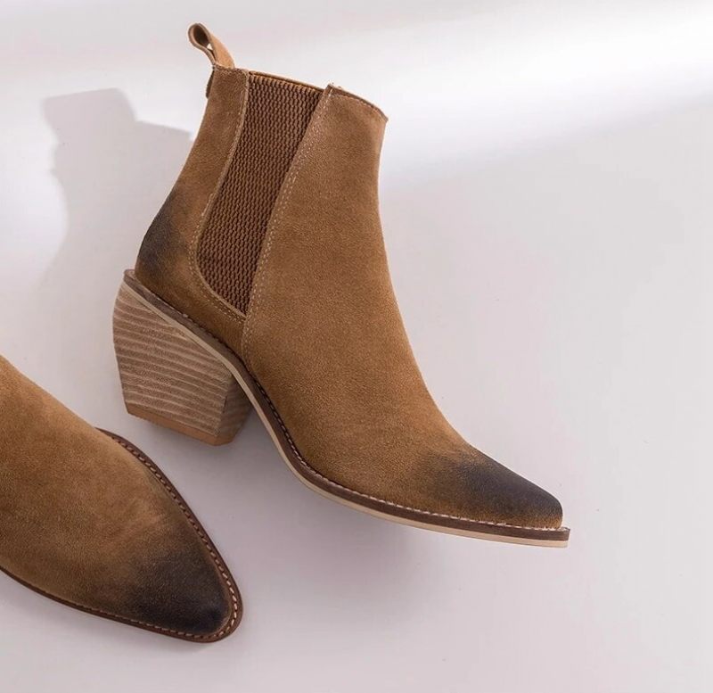 Coyote Booties Ankellängd - Brun