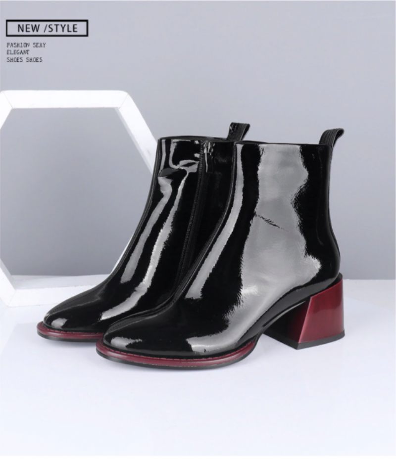 Crissia Boots Ankelhöjd - Svart