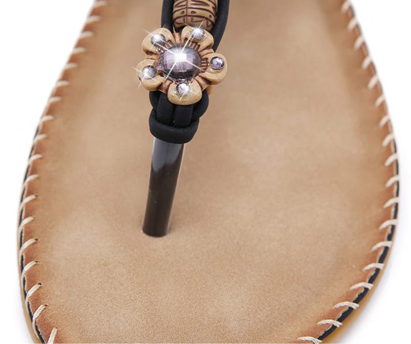 Cristal Platt Sandal För Kvinnor - Vit