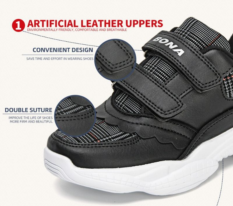 Cristante Pojkar Mode Sneaker - Svart