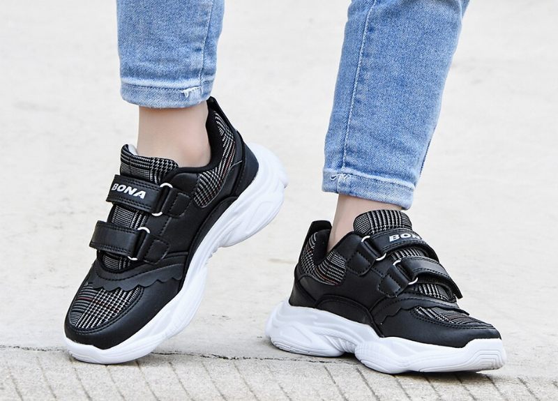 Cristante Pojkar Mode Sneaker - Svart