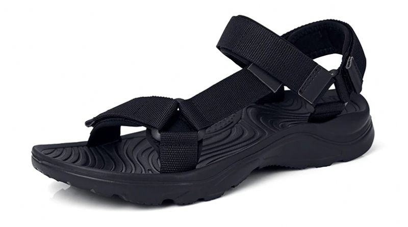 Cristensen Sommarsandaler För Män - Svart