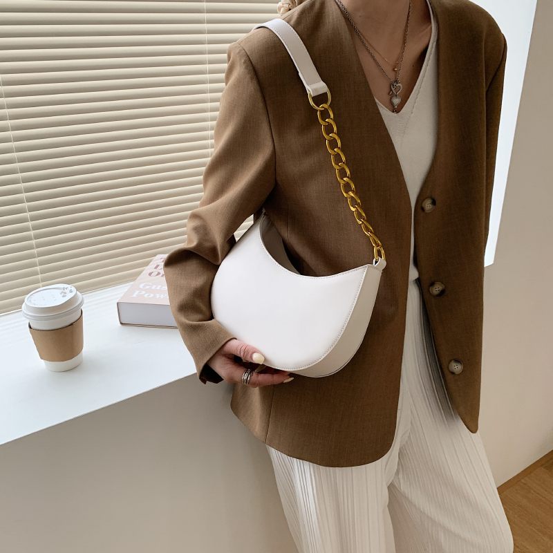 Cristi Crossbody-handväska I Läder För Kvinnor - Vit