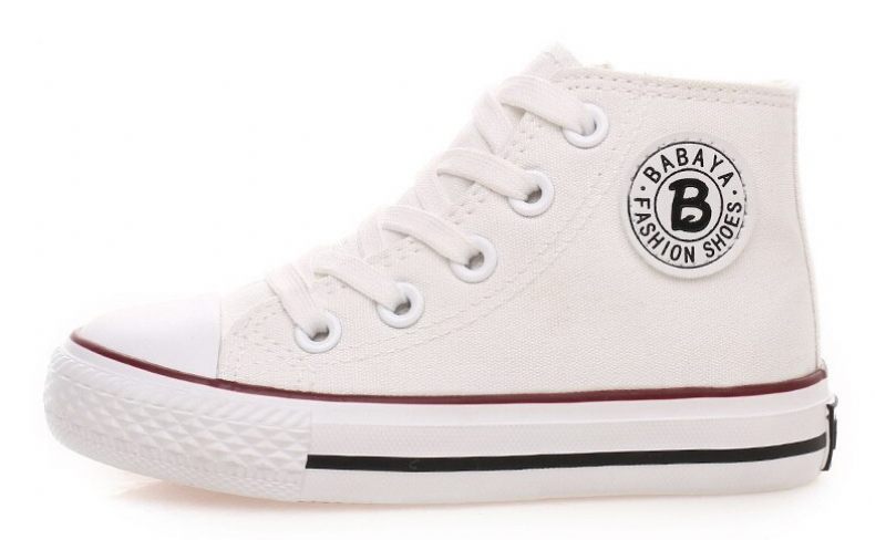 Crix Little Pojkar Casual Sneaker - Vit