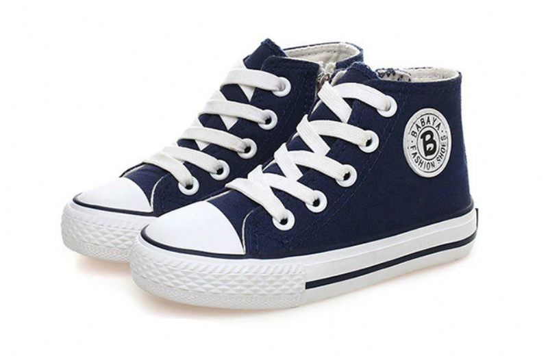 Crix Little Pojkar Casual Sneaker - Vit