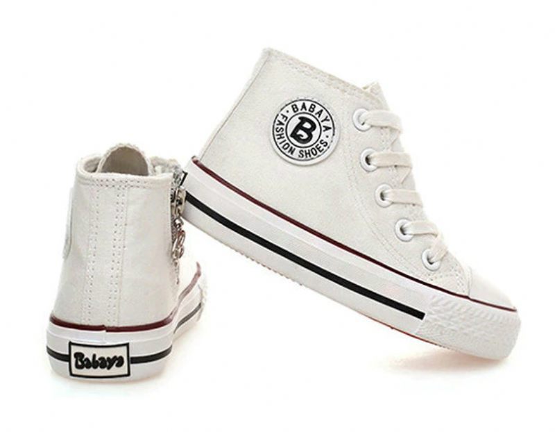 Crix Little Pojkar Casual Sneaker - Vit