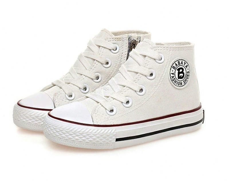 Crix Little Pojkar Casual Sneaker - Vit