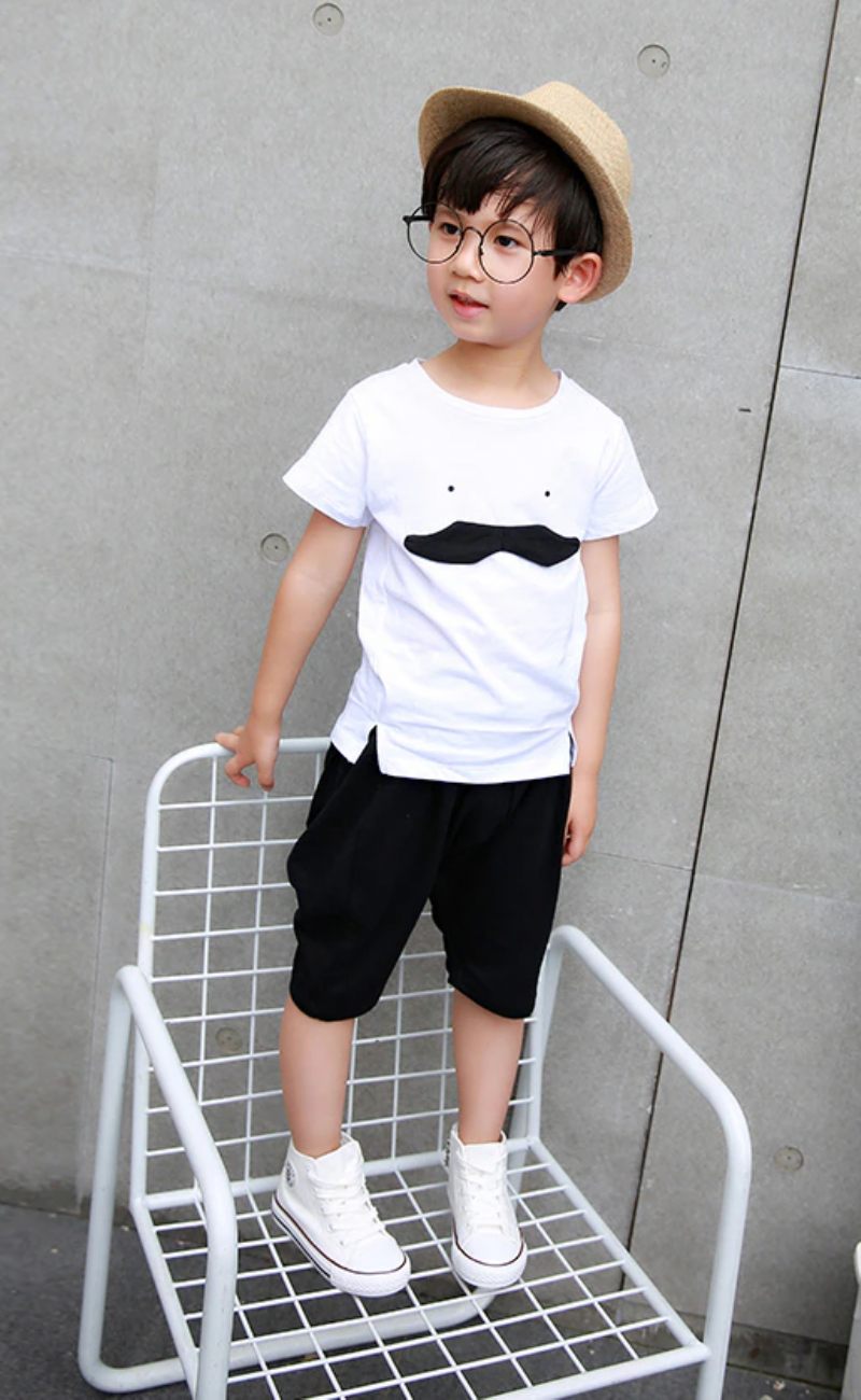 Crix Little Pojkar Casual Sneaker - Vit