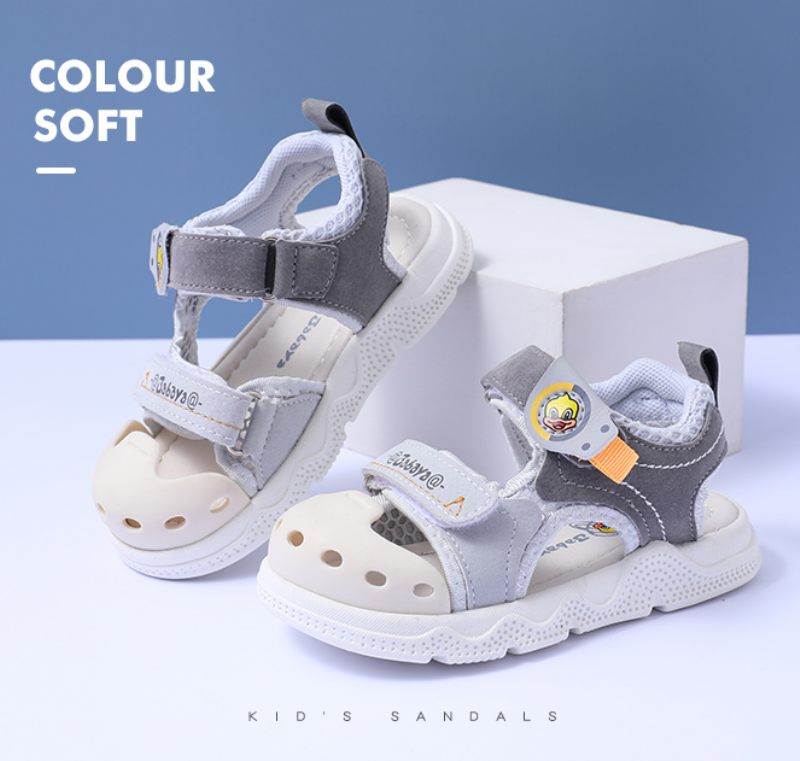 Cyrus Unisex Strandsandal För Barn - Grå