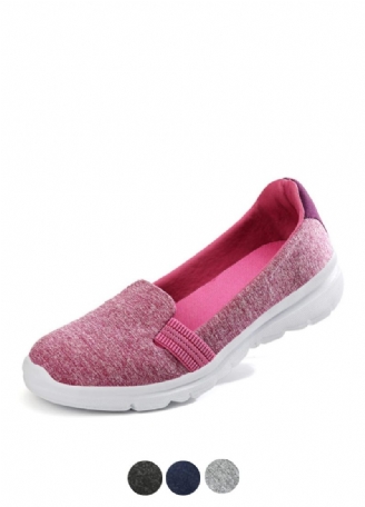 Dagliga Kvinnors Mjuka Andningsbara Mesh Casual Flat Loafers Skor