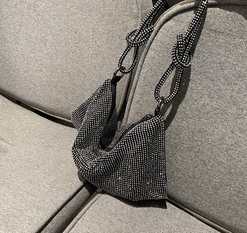 Dakota Handväska För Kvinnor Med Lyxiga Strass - Rosa