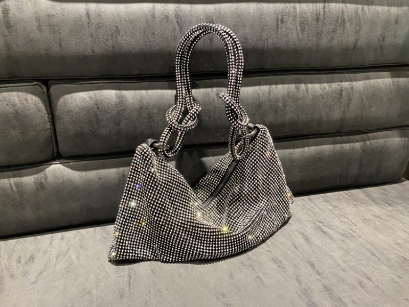 Dakota Handväska För Kvinnor Med Lyxiga Strass - Rosa