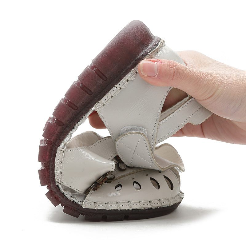 Dalena Platt Sandal För Kvinnor - Beige