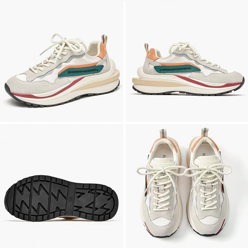 Dali Sneaker I Läder Med Snörning För Kvinnor - Balck