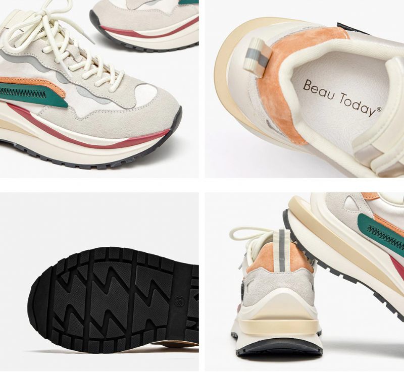 Dali Sneaker I Läder Med Snörning För Kvinnor - Balck