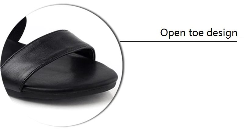 Dalia Lädersandal För Kvinnor - Röd