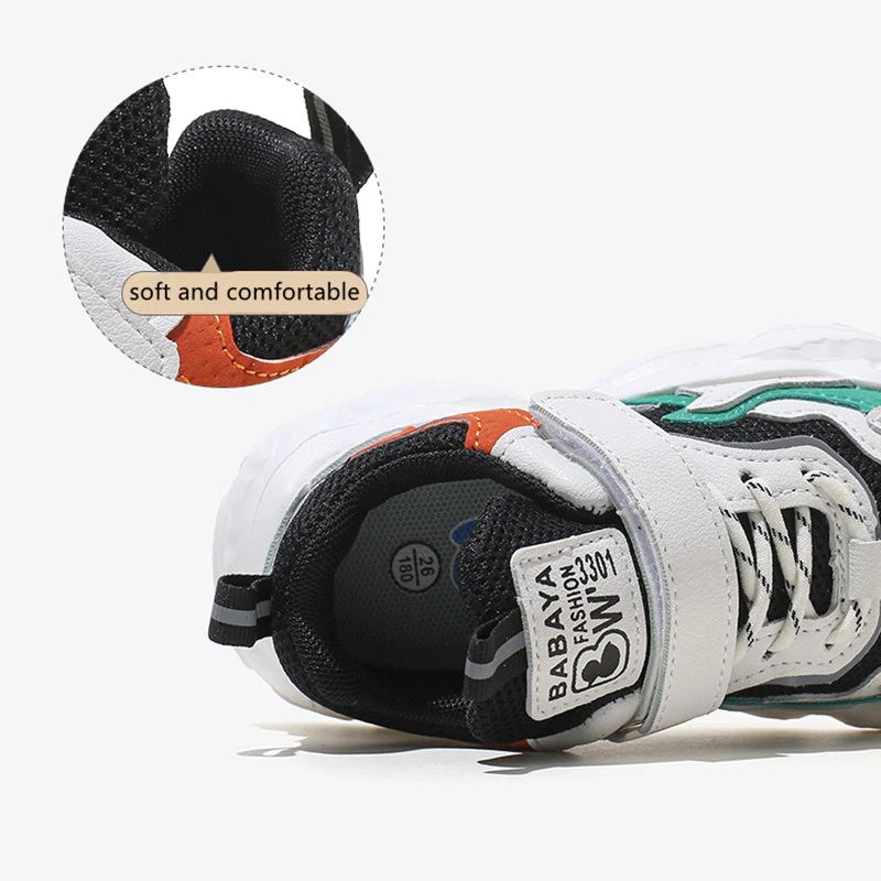 Dan Pojkar Mode Sneaker - Svart