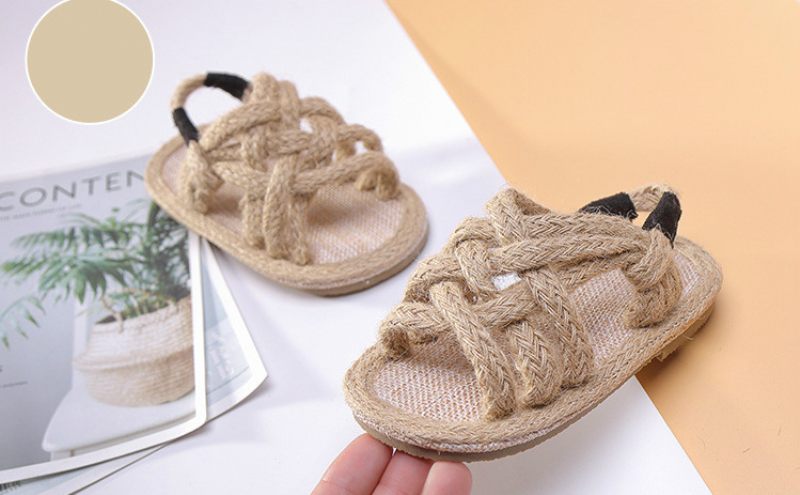 Danie Casual Flicksandaler - Beige