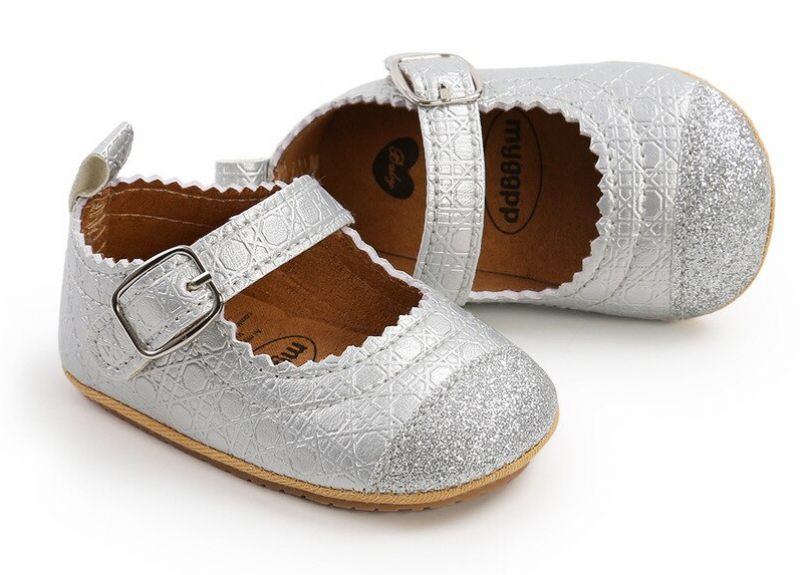 Daniela Platta Flickskor - Silver