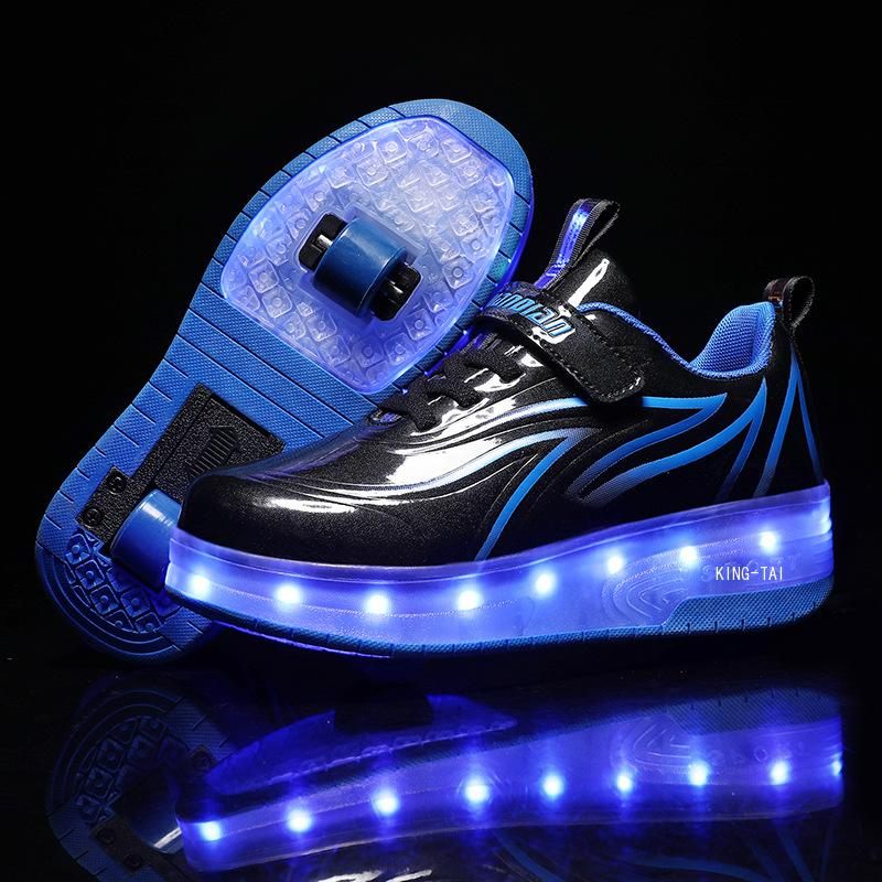Dany Unisex Rolling Sneaker För Barn - Vit