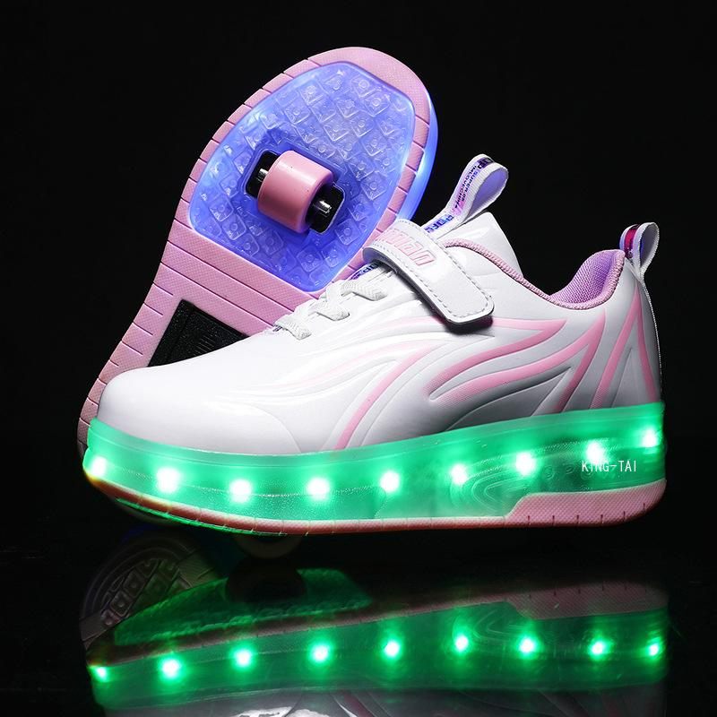 Dany Unisex Rolling Sneaker För Barn - Vit