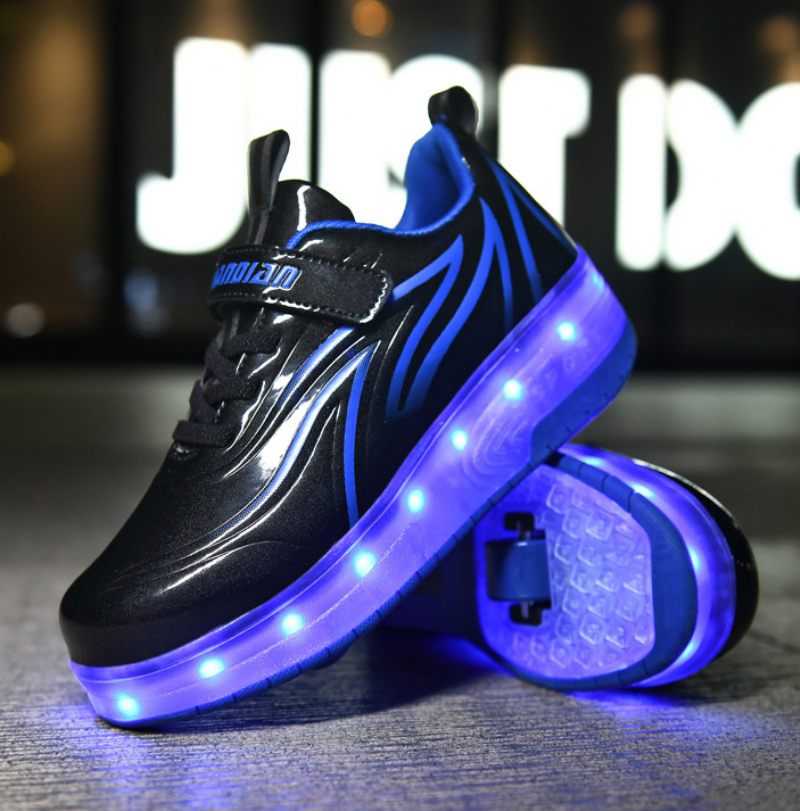 Dany Unisex Rolling Sneaker För Barn - Vit
