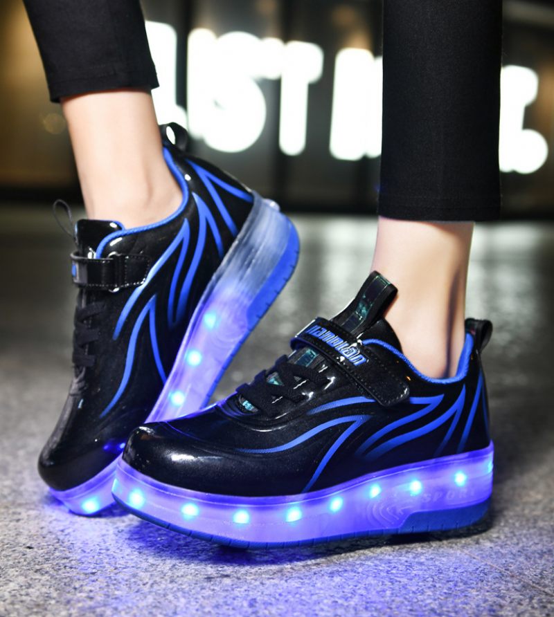 Dany Unisex Rolling Sneaker För Barn - Vit