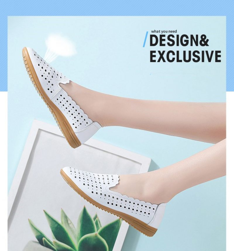 Dara Dam Loafer Skor - Vit
