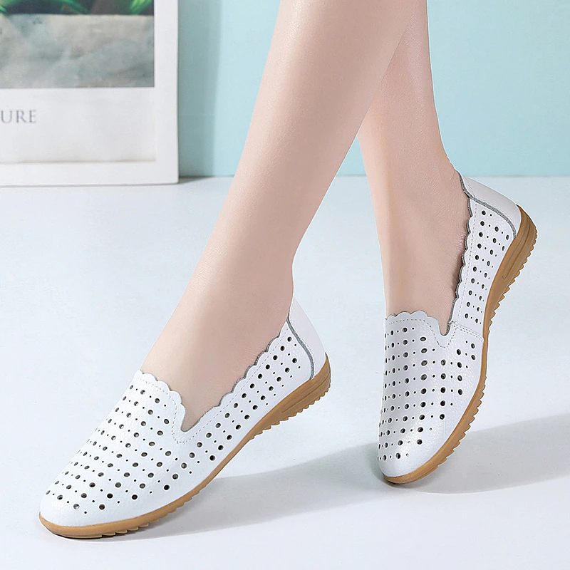 Dara Dam Loafer Skor - Vit