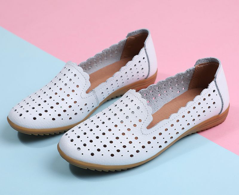 Dara Dam Loafer Skor - Vit