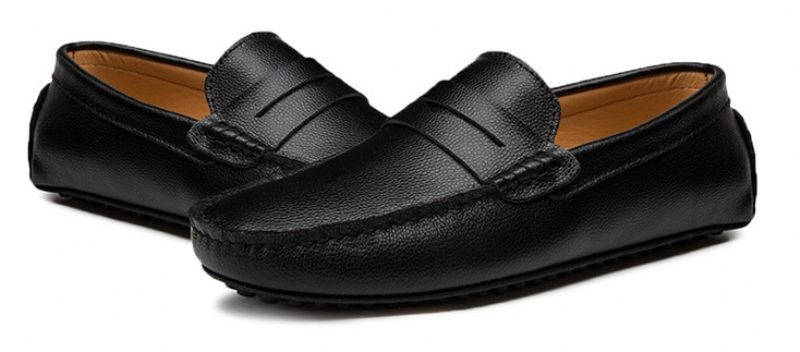 Darwin Loaferskor För Män - Svart