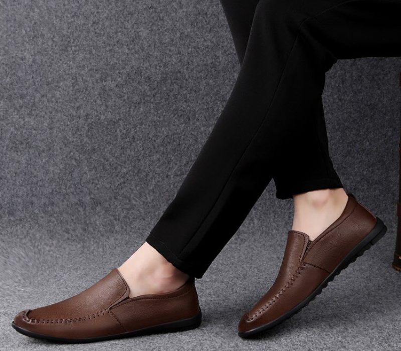 Darwins Loafers För Män Casual Skor - Kaffe