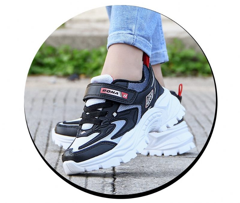 Dave Pojkar Mode Sneaker - Svart