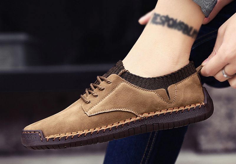 Davian Loaferskor För Män - Khaki