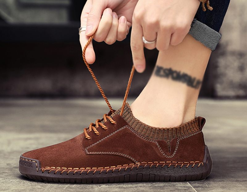 Davian Loaferskor För Män - Khaki