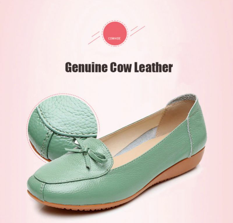 Delfina Dam Loafer Svarta Skor - Grön Hollow