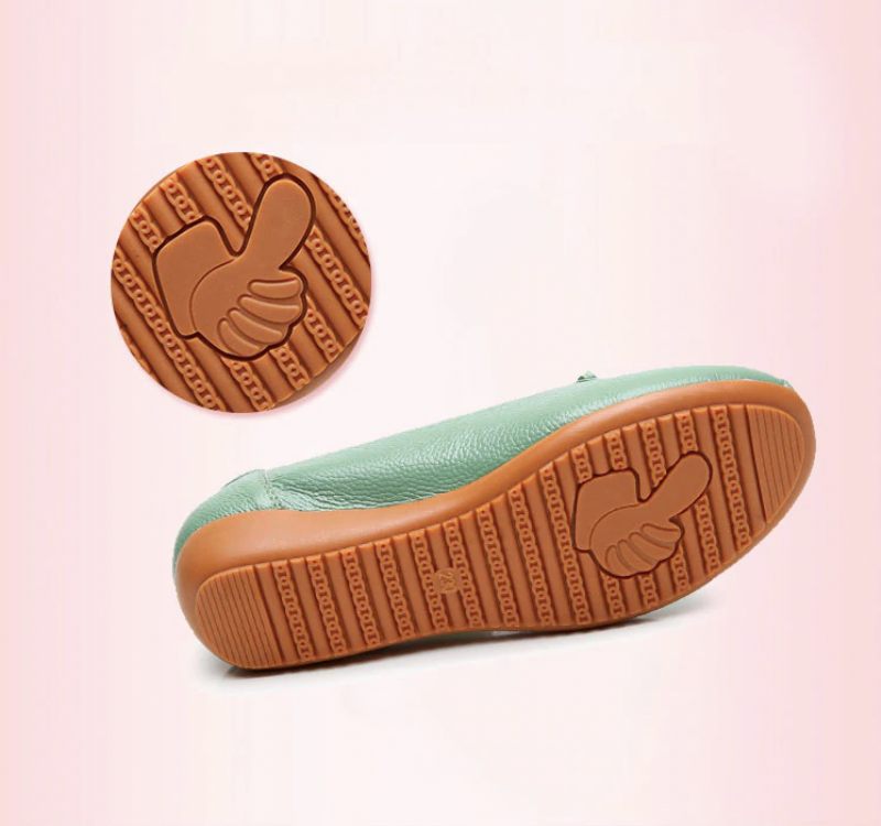 Delfina Dam Loafer Svarta Skor - Grön Hollow