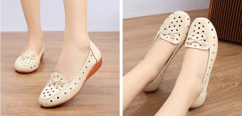 Delfina Dam Loafer Svarta Skor - Grön Hollow